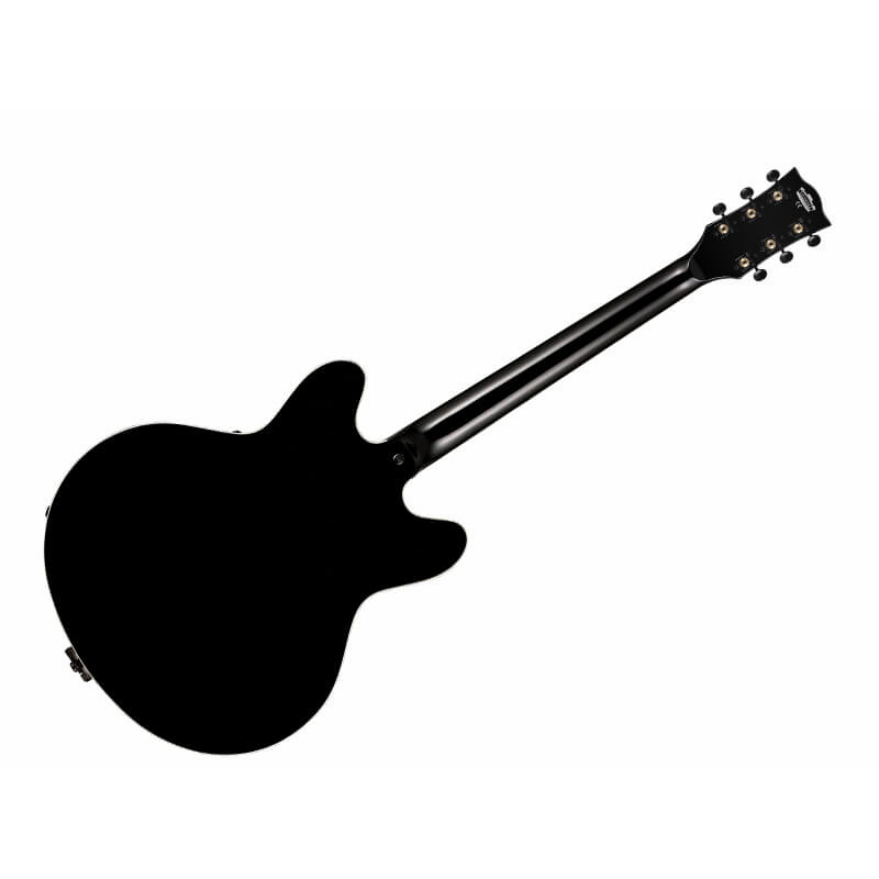 VOX Bobcat V90 Bigsby Black Semi-Hollow Body Guitar — view 2