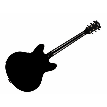 VOX Bobcat V90 Bigsby Black Semi-Hollow Body Guitar — view 2