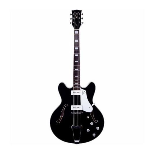 Vox Bobcat V90 Black Semi-Hollow Body Guitar