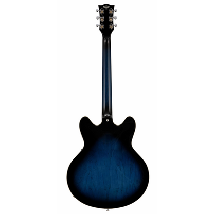Vox Bobcat V90 Sapphire Blue Semi-Hollow Body Guitar — view 2