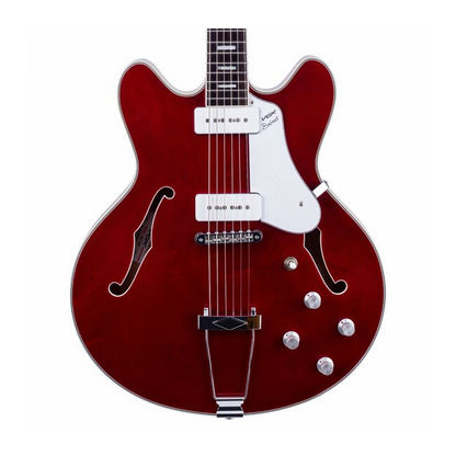 VOX BC-V90-CR Bobcat V90 Cherry Red Semi-Hollow Body Guitar — view 3