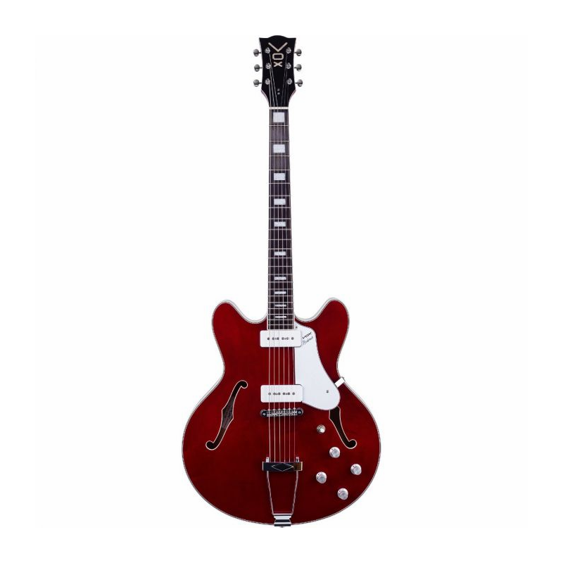 VOX BC-V90-CR Bobcat V90 Cherry Red Semi-Hollow Body Guitar