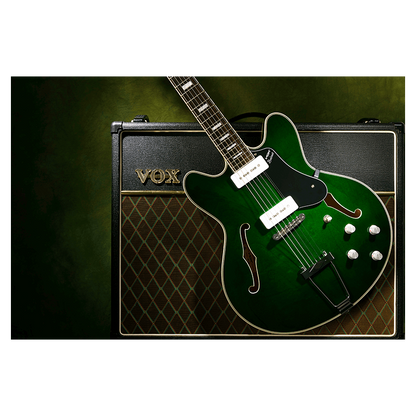 VOX BC-V90-GR Bobcat V90 Semi-Hollow Body Guitar - Italian Green — view 4