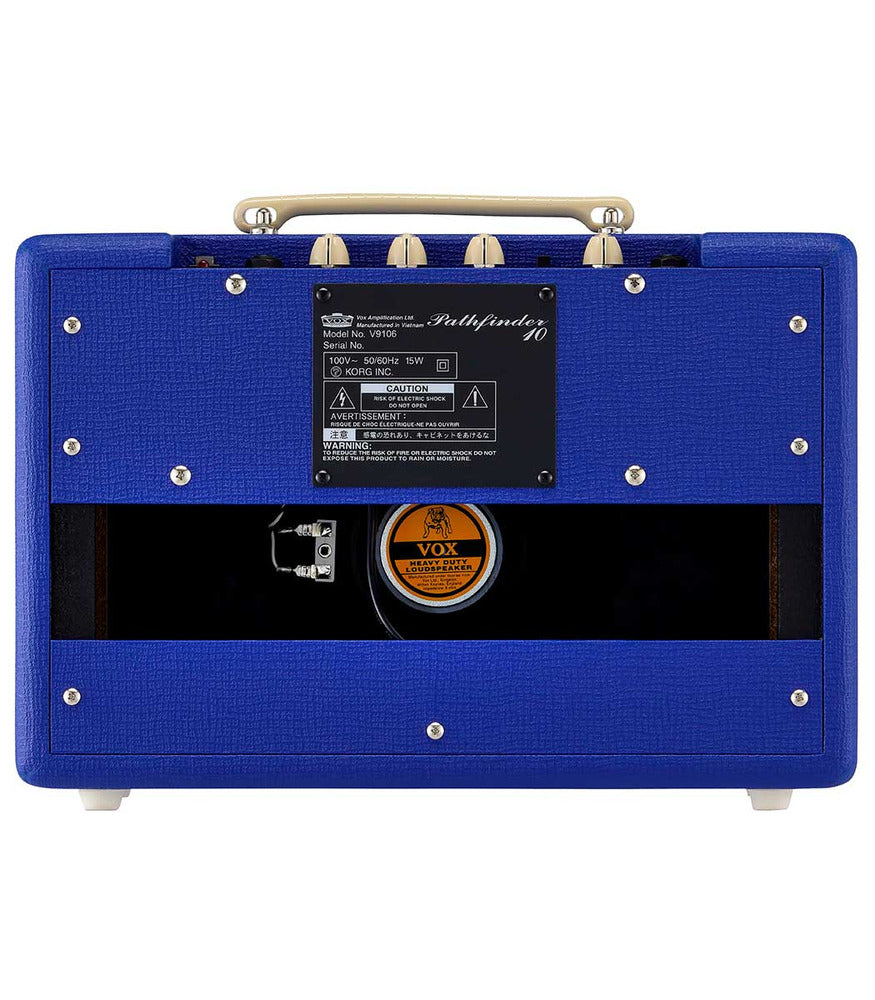 Vox Pathfinder 10 Limited Edition Union Jack Royal Blue Combo Amplifier — view 3