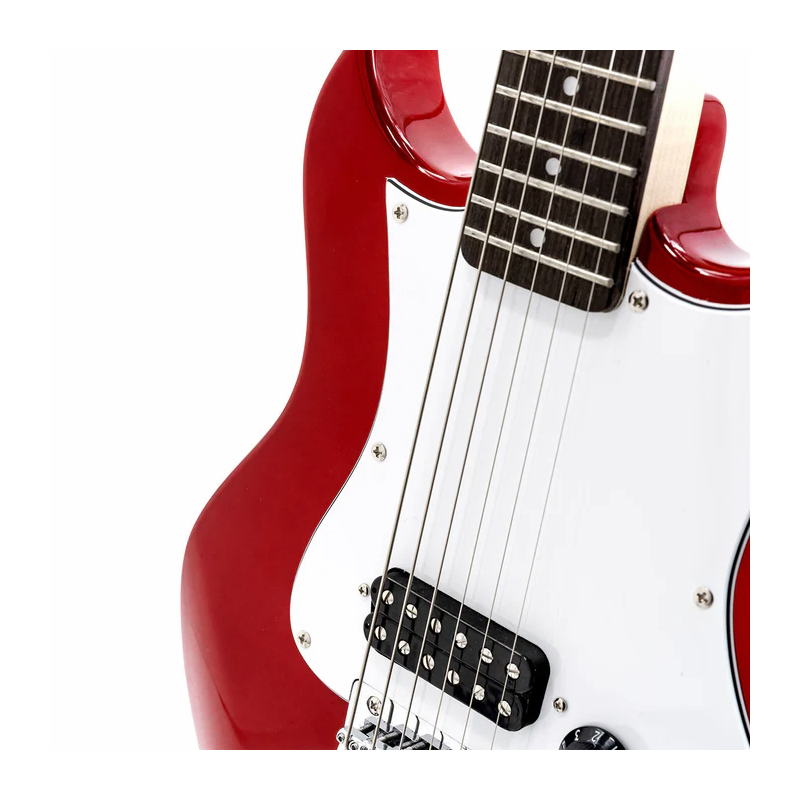 VOX SDC-1 Mini Electric Guitar - Red — view 3