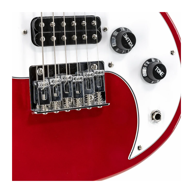 VOX SDC-1 Mini Electric Guitar - Red — view 4