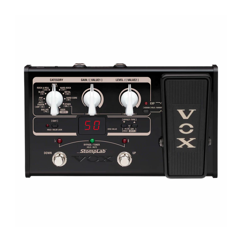 Vox SL2G StompLab 2 Guitar Effects Pedal with Expression Pedal