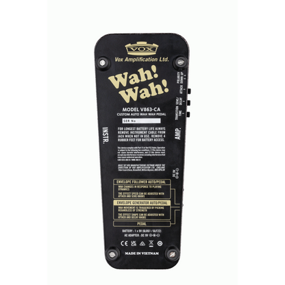Vox V863-CA Wah Pedal — view 2