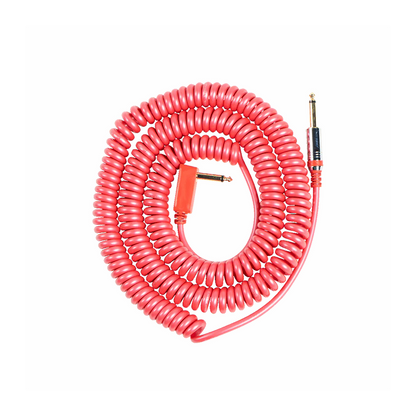 Vox VCC090RD Red Coiled Cable 9m with Mesh Bag