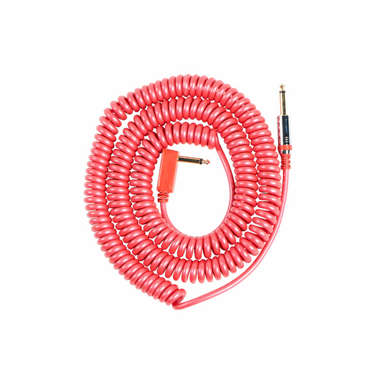 Vox VCC090RD Red Coiled Cable 9m with Mesh Bag