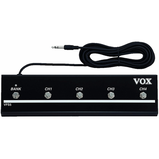 Vox VFS5 Footswitch for VT Series Amps with 5m Cable