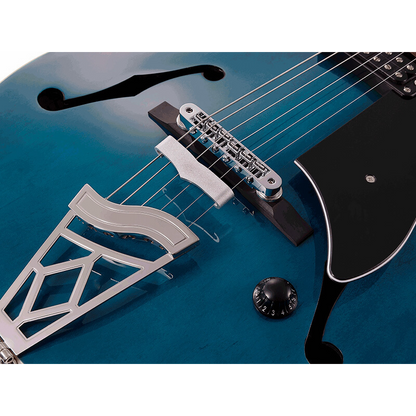 Vox VGA-3D-TB Giulietta 3D Trans Blue Acoustic/Electric Guitar — view 4