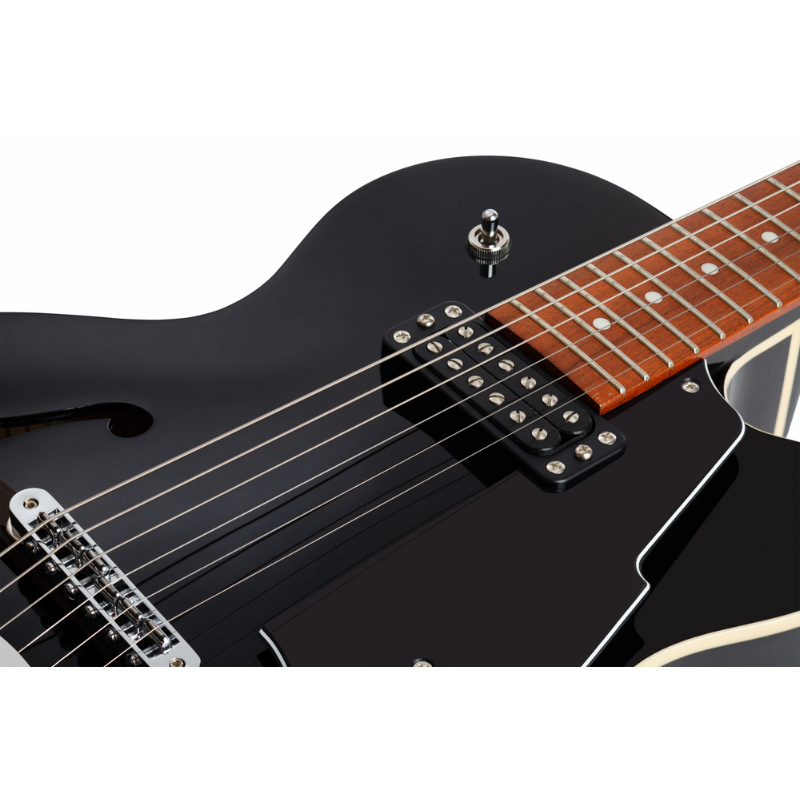 Vox VGA-3D-TK Giulietta 3D Trans Black Acoustic/Electric Guitar — view 3