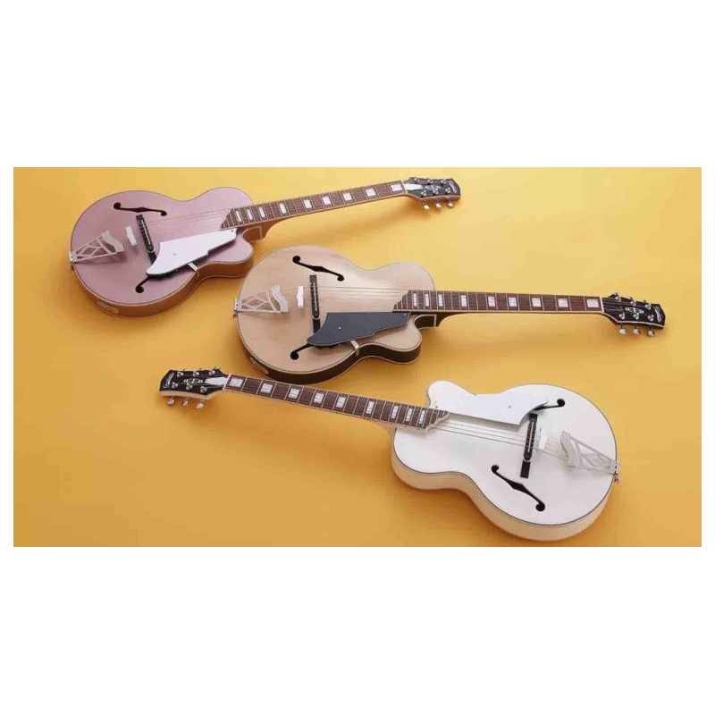 Vox VGA 5TPS Giulietta Pearl White Acoustic Guitar — view 5