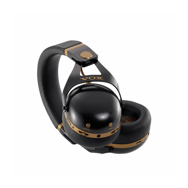 Vox VH-Q1BK Bluetooth Noise Cancelling Headphones for Guitarists - Black — view 2