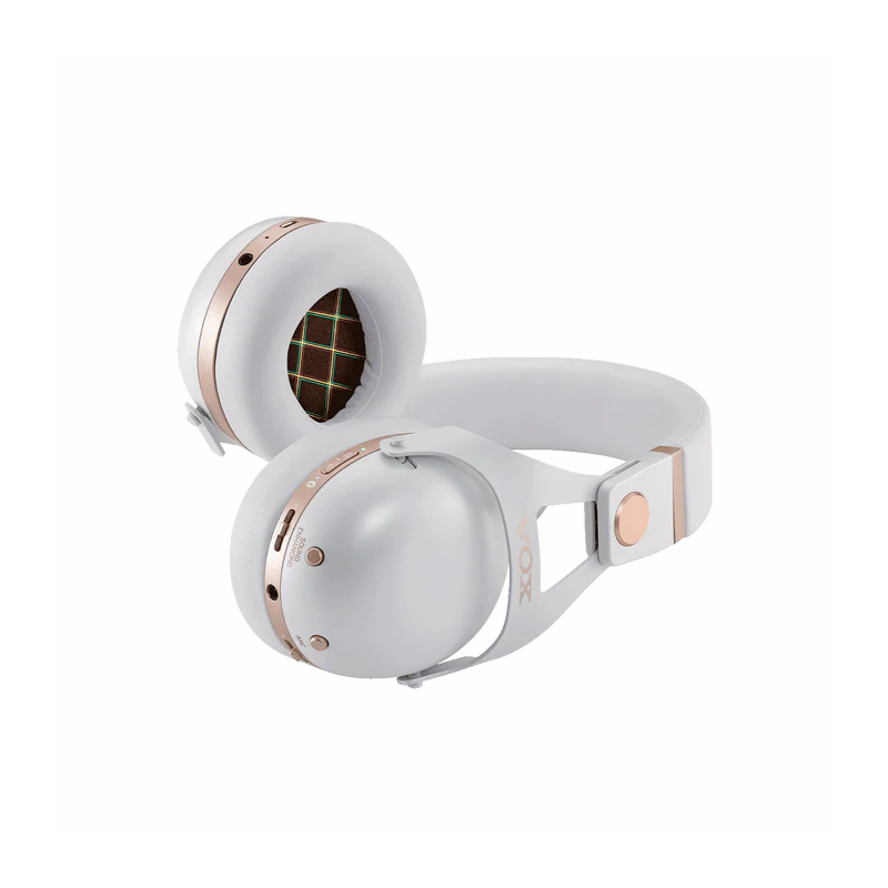 Vox VH-Q1WH Bluetooth Noise Cancelling Headphones for Guitarists - White — view 2