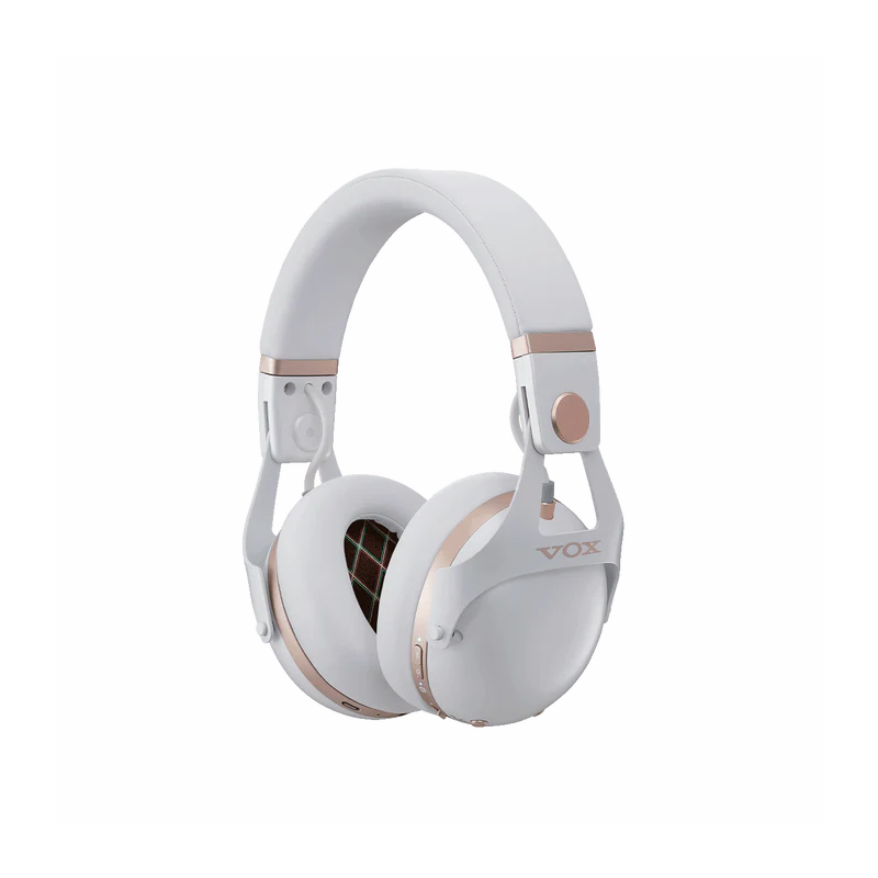 Vox VH-Q1WH Bluetooth Noise Cancelling Headphones for Guitarists - White