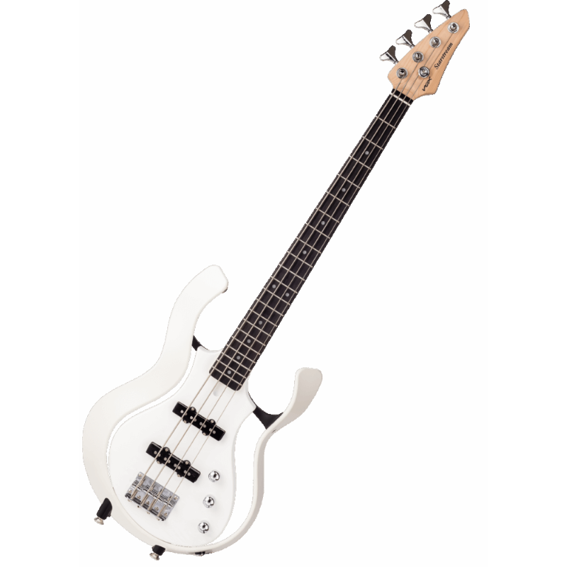 Vox VSB 2S Starstream Bass Electric Guitar - White Finish