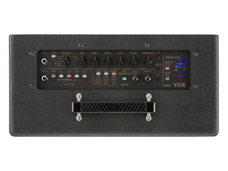 Vox VT40X Valvetronix Hybrid Guitar Amp Combo w/ Valve Preamp 1x10" (40w) — view 4