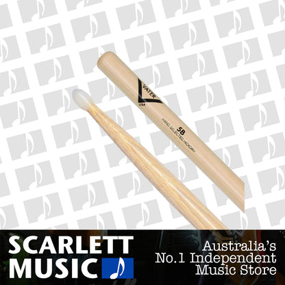 Vater 5B Nylon Tip Hickory Drumsticks — view 2