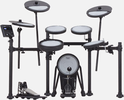 ROLAND VQD106S V-Drums Quiet Design Kit with TD-07 - Ultimate Low Noise Practice Solution for Home Drummers