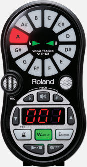 ROLAND VT-12-BK Vocal Trainer - Portable Pitch Analysis & Vocal Exercises