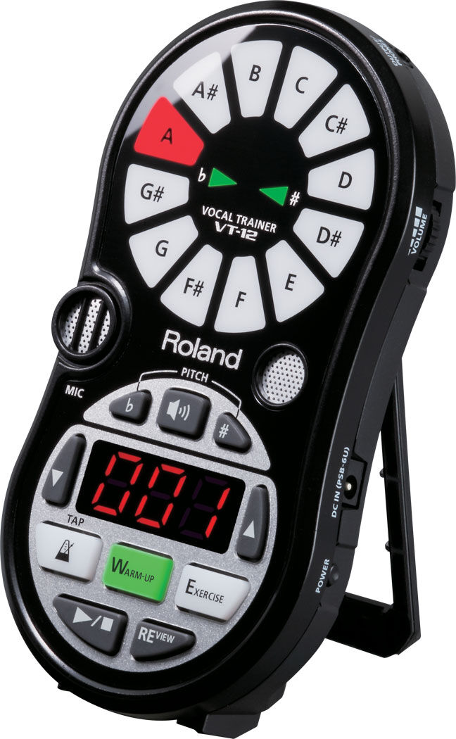 ROLAND VT-12-BK Vocal Trainer - Portable Pitch Analysis & Vocal Exercises — view 3