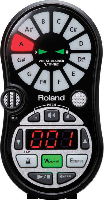 ROLAND VT-12-BK Vocal Trainer - Portable Pitch Analysis & Vocal Exercises — view 5