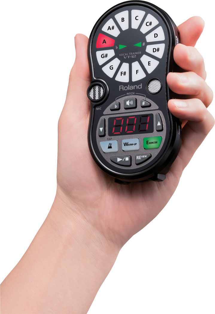 ROLAND VT-12-BK Vocal Trainer - Portable Pitch Analysis & Vocal Exercises — view 6