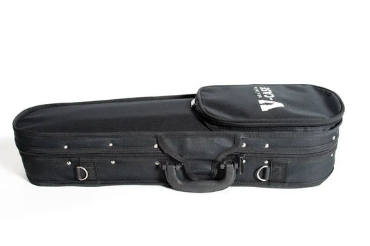 V-Case VU100 Soprano Ukulele Polyfoam Case - Lightweight Black Cover