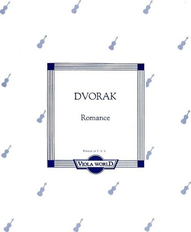 Dvorak - Romance Op 11 Viola/Piano (Softcover Book)