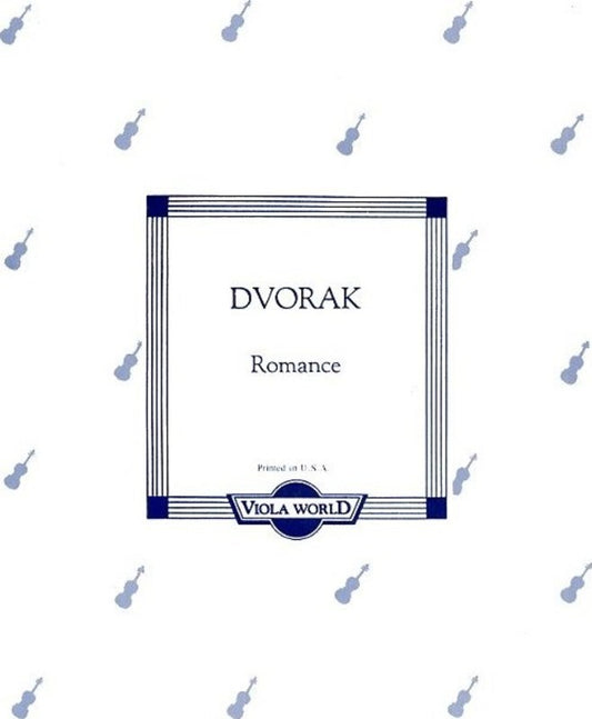 Dvorak - Romance Op 11 Viola/Piano (Softcover Book)