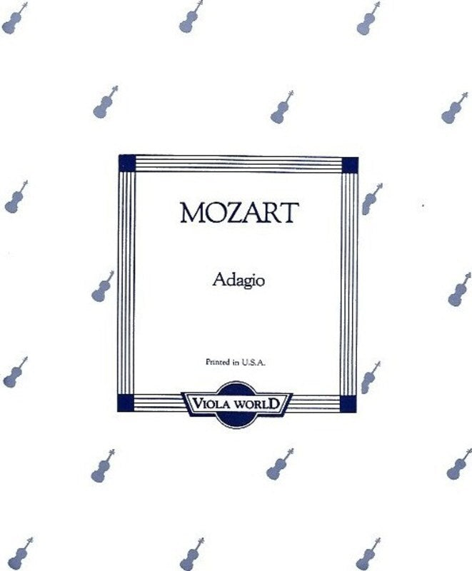 Mozart - Adagio K 261 Viola/Piano (Softcover Book)