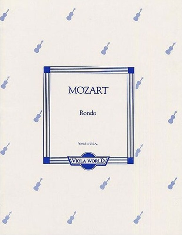 Mozart - Rondo K 250 Viola/Piano (Softcover Book)