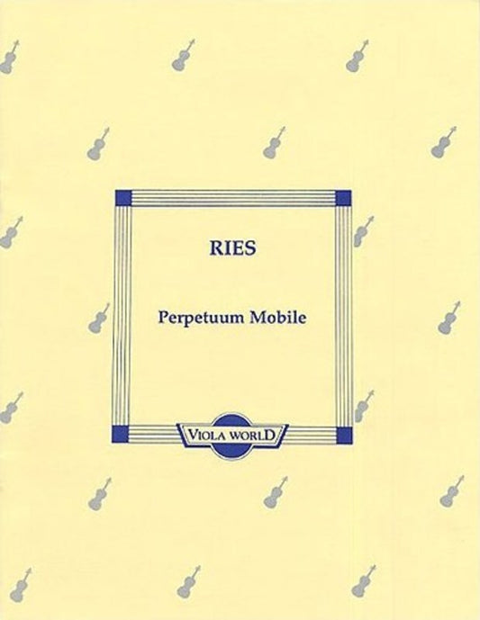 Ries - Perpetuum Mobile Viola/Piano (Softcover Book)