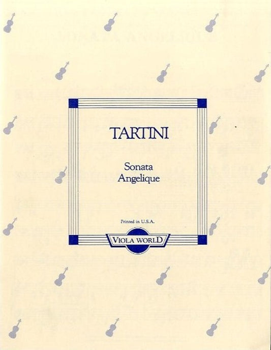 Tartini - Sonata Angelique Viola/Piano (Softcover Book)