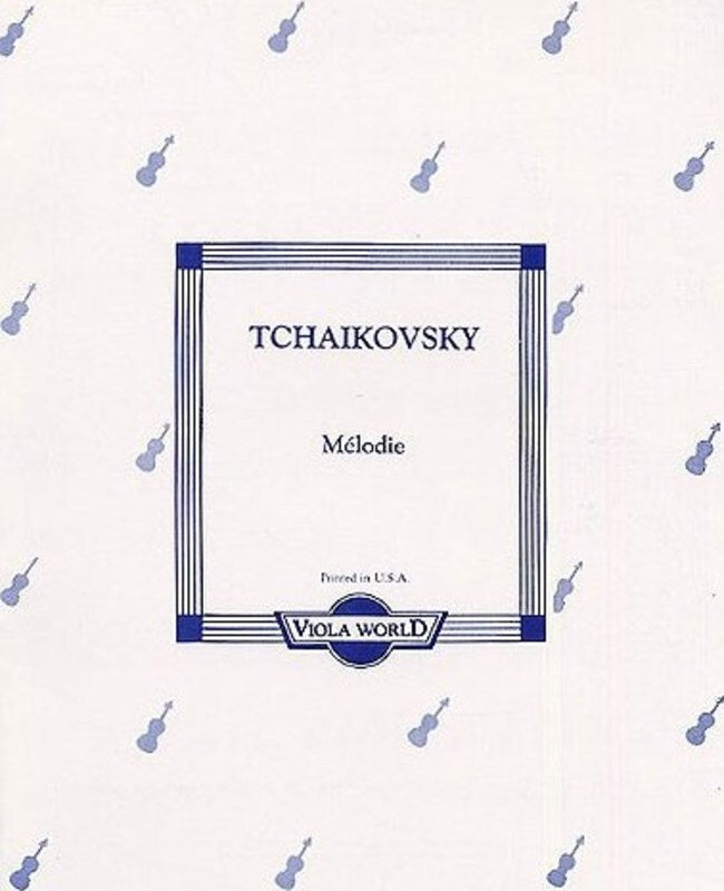 Tchaikovsky - Melodie Viola/ Piano (Softcover Book)