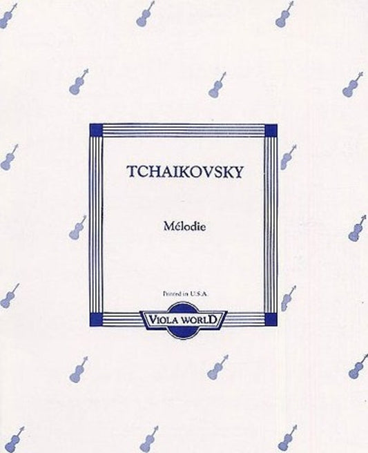 Tchaikovsky - Melodie Viola/ Piano (Softcover Book)