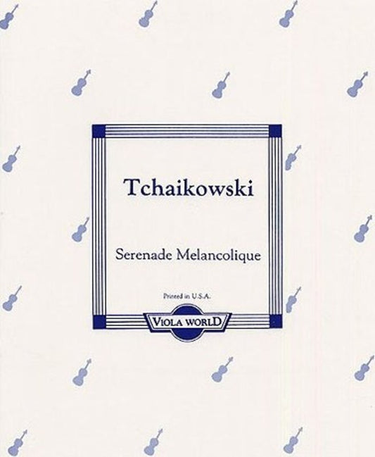 Tchaikovsky - Serenade Melancholique Viola/Piano (Softcover Book)