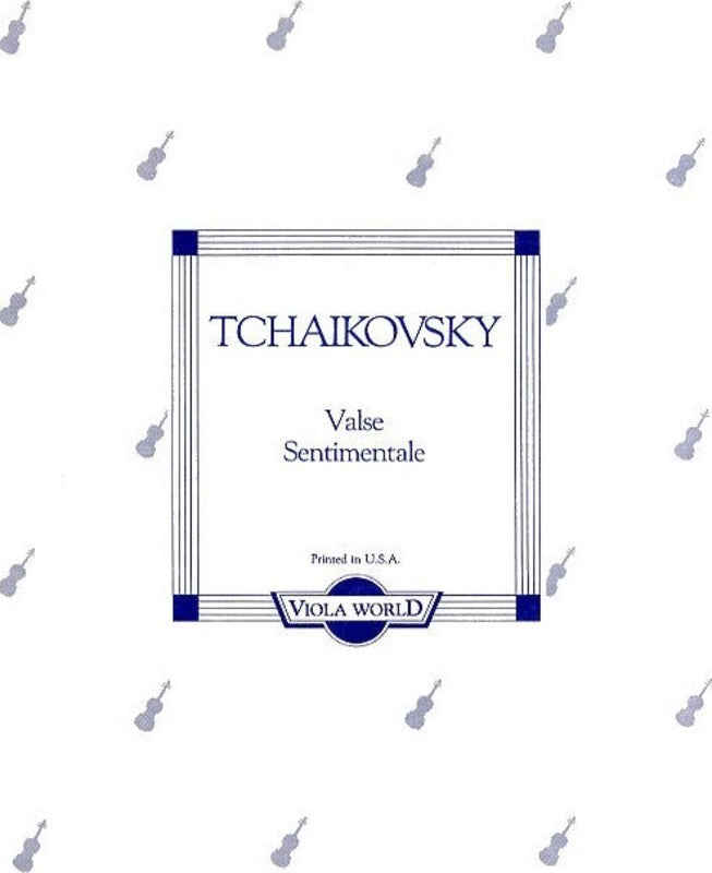 Tchaikovsky - Valse Sentimentale Viola/Piano (Softcover Book)