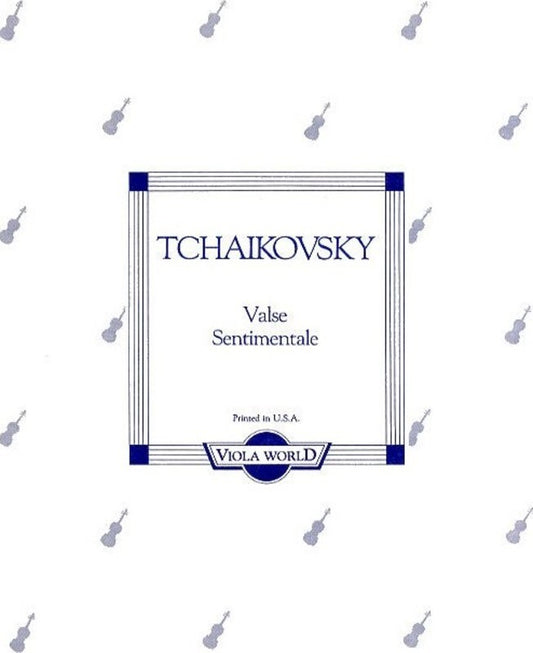 Tchaikovsky - Valse Sentimentale Viola/Piano (Softcover Book)