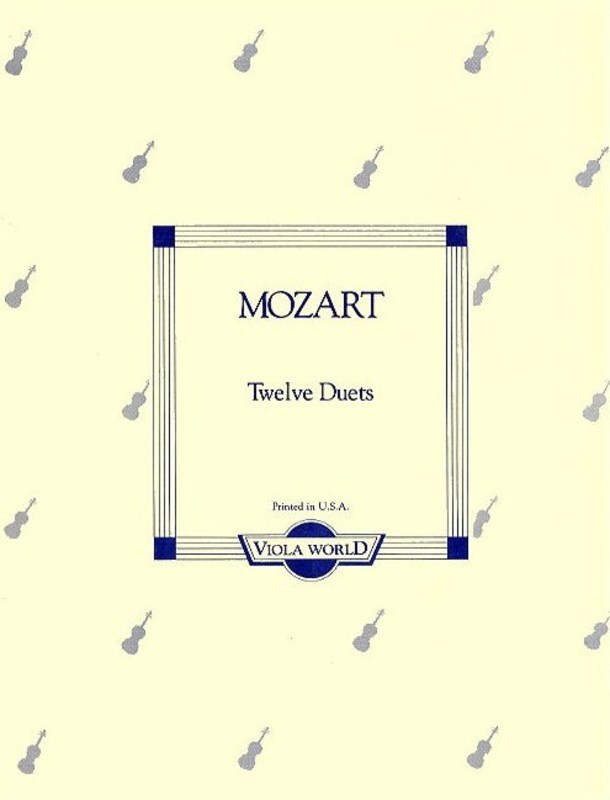 Mozart - 12 Duets K 487 For 2 Violas (Softcover Book)