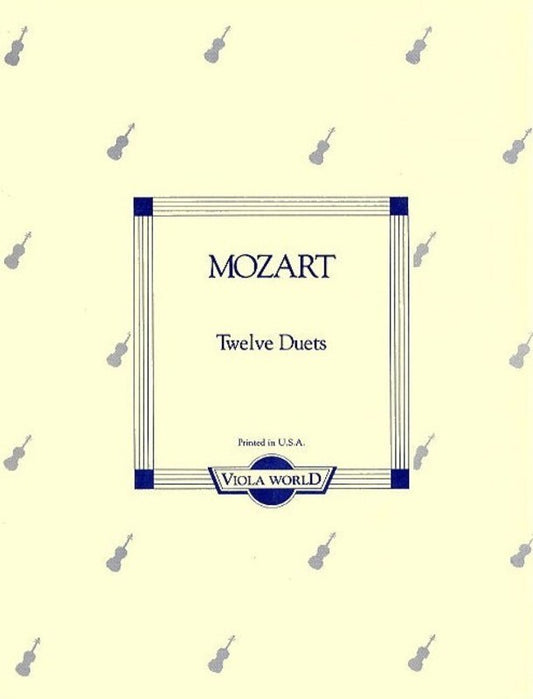 Mozart - 12 Duets K 487 For 2 Violas (Softcover Book)