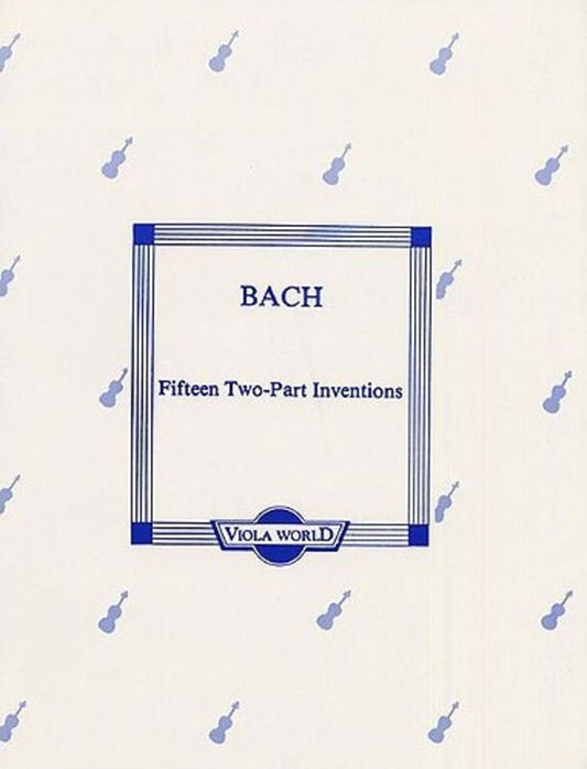 Bach - 15 2 Part Inventionsfor 2 Violas (Softcover Book)