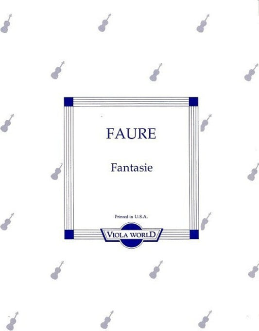 Faure - Fantasie Viola/Piano (Softcover Book)