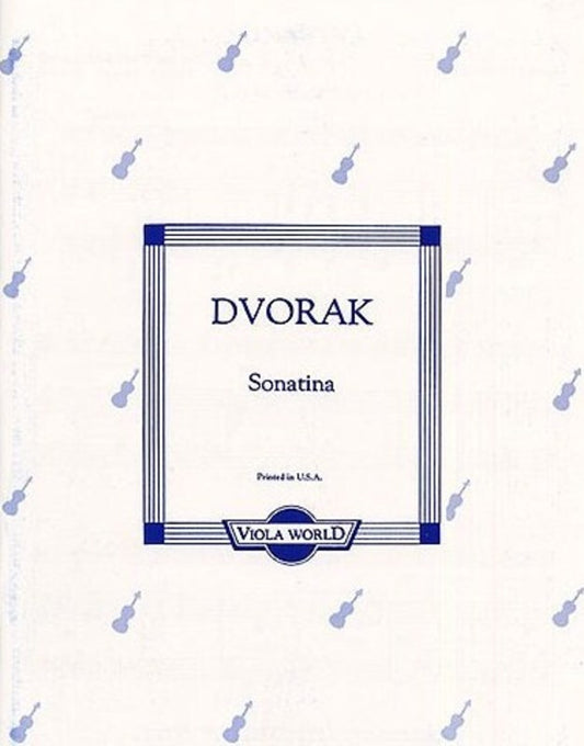 Dvorak - Sonatina Op 100 Viola/Piano (Softcover Book)