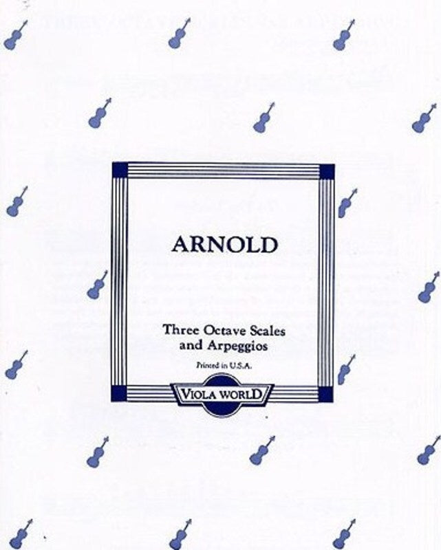 3 Octave Scales and Arpeggios For Viola (Softcover Book)