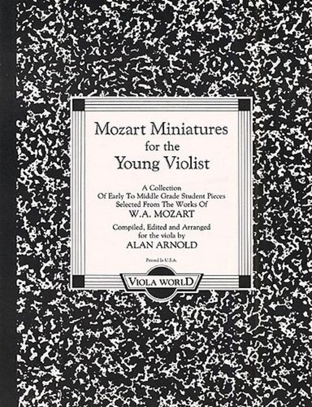 Mozart Miniatures For The Young Violist (Softcover Book)