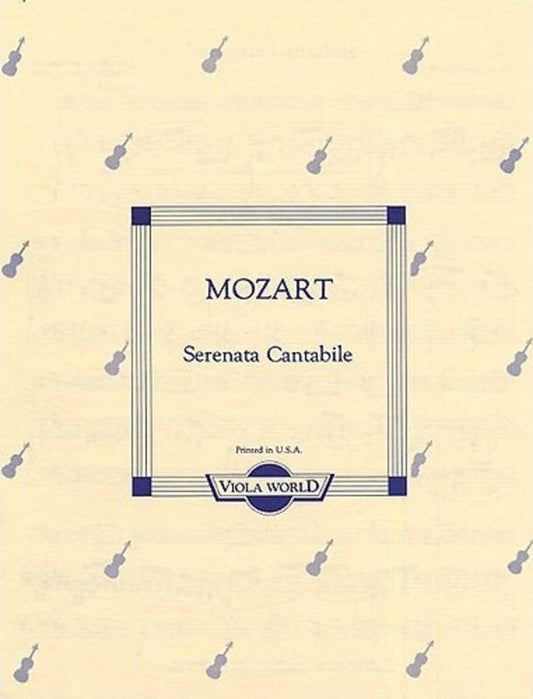 Mozart - Serenata Cantabile K 285 Viola/Piano (Softcover Book)