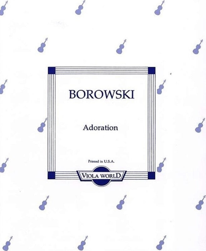 Borowski - Adoration Viola/Piano (Softcover Book)